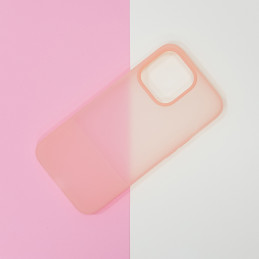 Kingxbar Plain Series dėklo dangtelis iPhone 13 Pro silikoninis dangtelis rožinis
