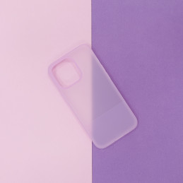 Kingxbar Plain Series dėklo dangtelis iPhone 13 Pro silikoninis dangtelis rožinis