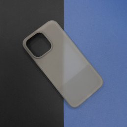Kingxbar Plain Series dėklo dangtelis iPhone 13 Pro silikoninis dangtelis pilkas