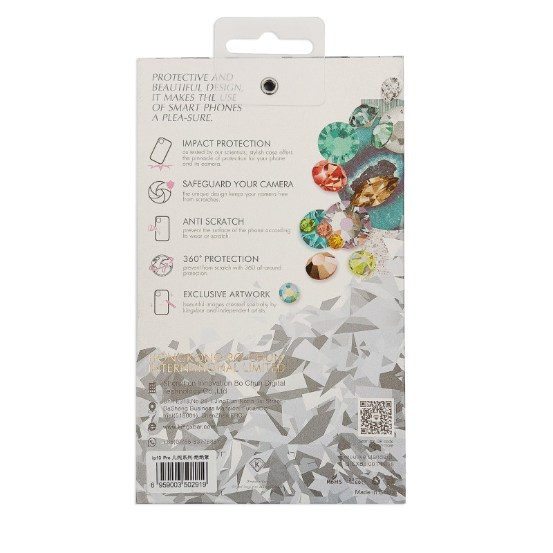 Kingxbar Plain Series dėklo dangtelis iPhone 13 Pro Max silikoninis dangtelis pilkas