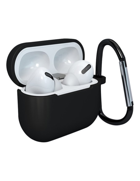 „AirPods 3“ dėklas, silikoninis minkštas ausinių dangtelis + raktų pakabukas, juodas omarų pakabukas (D dėklas) „AirPods 3“ dėklas, silikoninis minkštas ausinių dangtelis + raktų pakabukas, juodas omarų pakabukas (D dėklas)