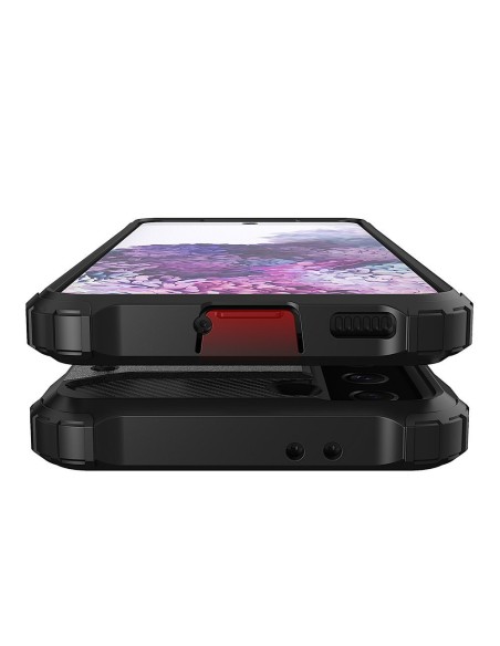 Hybrid Armor šarvuotas hibridinis dėklo dangtelis, skirtas Samsung Galaxy S22+ (S22 Plus) juodas Hybrid Armor šarvuotas hibridinis dėklo dangtelis, skirtas Samsung Galaxy S22+ (S22 Plus) juodas