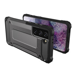 Hybrid Armor šarvuotas hibridinis dėklo dangtelis, skirtas Samsung Galaxy S22+ (S22 Plus) juodas