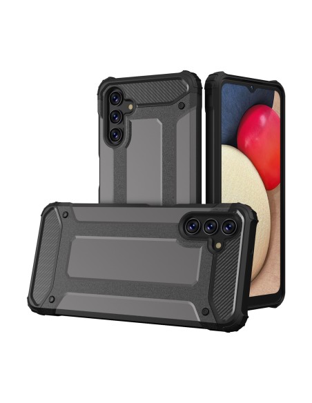 Hybrid Armor šarvuotas hibridinis dėklo dangtelis, skirtas Samsung Galaxy A13 5G juodas Hybrid Armor šarvuotas hibridinis dėklo dangtelis, skirtas Samsung Galaxy A13 5G juodas