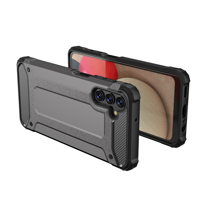 Hybrid Armor šarvuotas hibridinis dėklo dangtelis, skirtas Samsung Galaxy A13 5G juodas