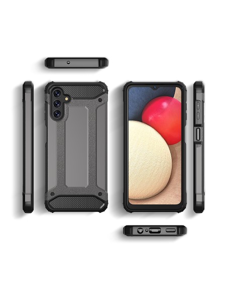 Hybrid Armor šarvuotas hibridinis dėklo dangtelis, skirtas Samsung Galaxy A13 5G juodas Hybrid Armor šarvuotas hibridinis dėklo dangtelis, skirtas Samsung Galaxy A13 5G juodas