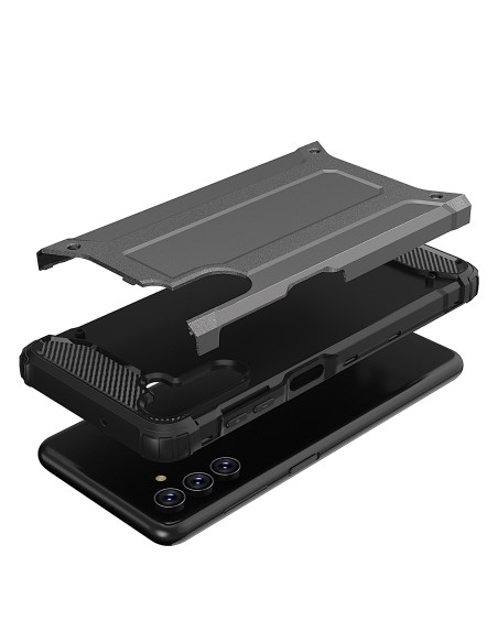 Hybrid Armor šarvuotas hibridinis dėklo dangtelis, skirtas Samsung Galaxy A13 5G juodas Hybrid Armor šarvuotas hibridinis dėklo dangtelis, skirtas Samsung Galaxy A13 5G juodas