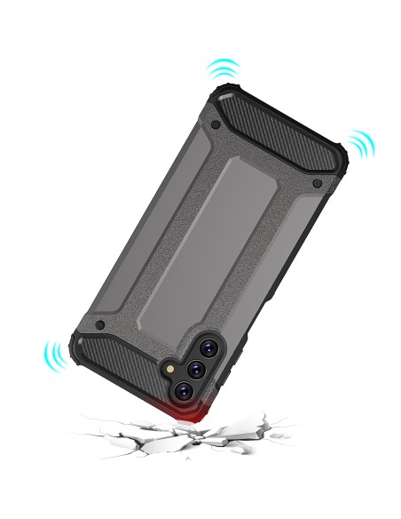 Hybrid Armor šarvuotas hibridinis dėklo dangtelis, skirtas Samsung Galaxy A13 5G juodas Hybrid Armor šarvuotas hibridinis dėklo dangtelis, skirtas Samsung Galaxy A13 5G juodas