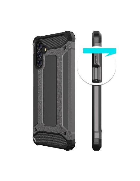 Hybrid Armor šarvuotas hibridinis dėklo dangtelis, skirtas Samsung Galaxy A13 5G juodas Hybrid Armor šarvuotas hibridinis dėklo dangtelis, skirtas Samsung Galaxy A13 5G juodas