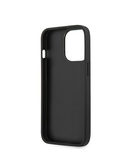 Guess 4G Ring Stand dėklas skirtas iPhone 13 Pro / iPhone 13 - pilkas Guess 4G Ring Stand dėklas skirtas iPhone 13 Pro / iPhone 13 - pilkas