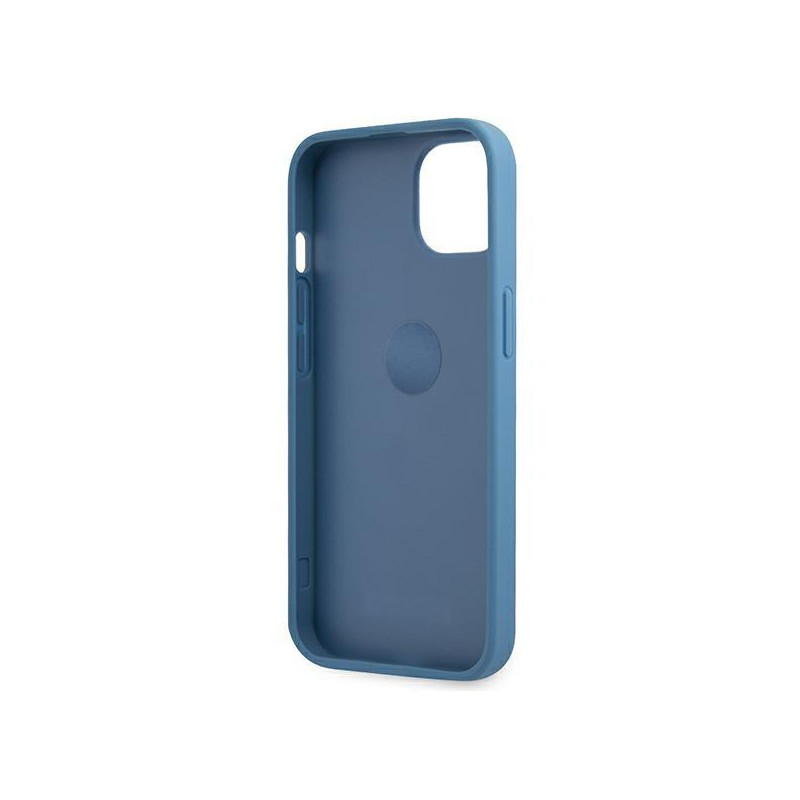Guess 4G Ring Stand dėklas iPhone 13 mini - mėlynas
