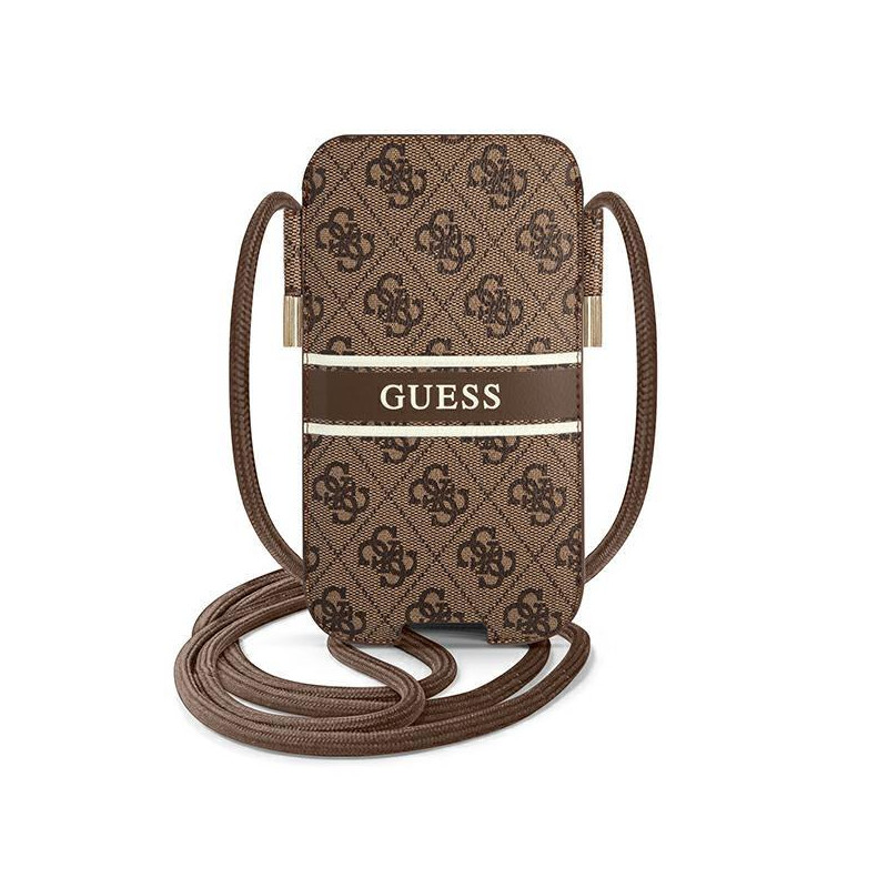 Guess 4G Stripe 6.1& 39 & 39 krepšys – rudas