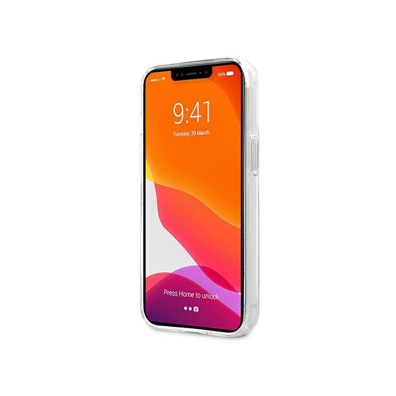 Karl Lagerfeld Choupette Head dėklas, skirtas iPhone 13 Pro / iPhone 13 - rožinis