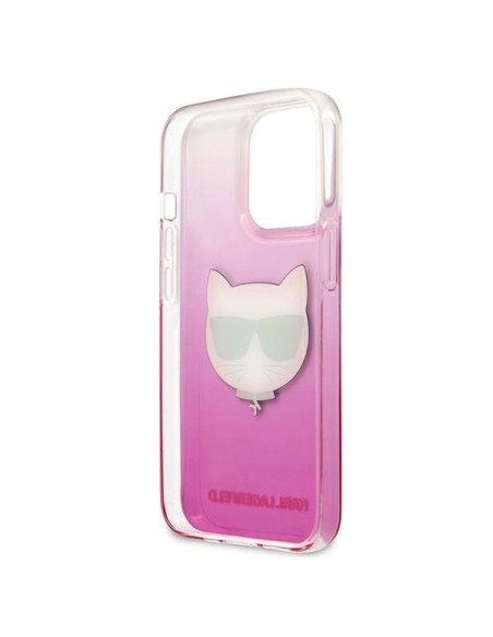 Karl Lagerfeld Choupette Head dėklas, skirtas iPhone 13 Pro / iPhone 13 - rožinis Karl Lagerfeld Choupette Head dėklas, skirtas iPhone 13 Pro / iPhone 13 - rožinis
