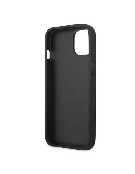 Karl Lagerfeld Leather Ikonik Karl& 39 s Head Metalinis dėklas iPhone 13 - mėlynas