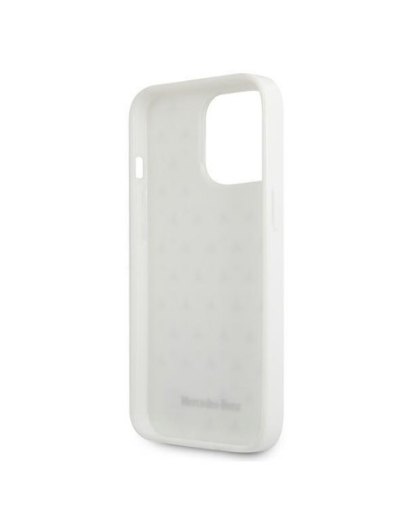 Mercedes Silver Stars Pattern dėklas, skirtas iPhone 13 Pro / iPhone 13 - baltas Mercedes Silver Stars Pattern dėklas, skirtas iPhone 13 Pro / iPhone 13 - baltas