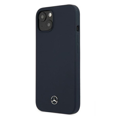Mercedes Silicone Line dėklas iPhone 13 mini - tamsiai mėlynas Mercedes Silicone Line dėklas iPhone 13 mini - tamsiai mėlynas