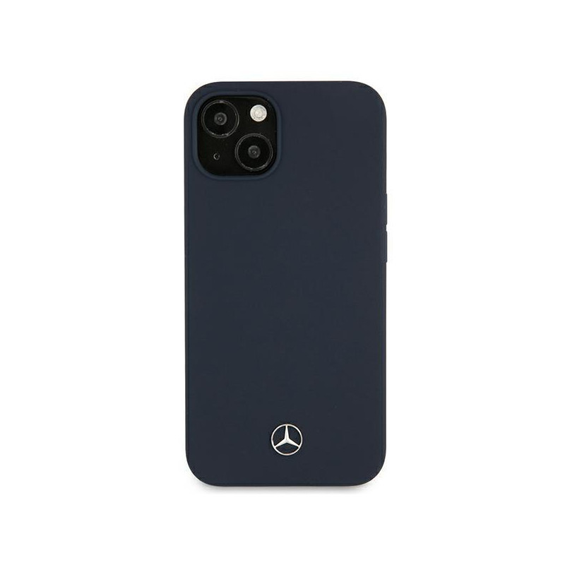 Mercedes Silicone Line dėklas iPhone 13 mini - tamsiai mėlynas