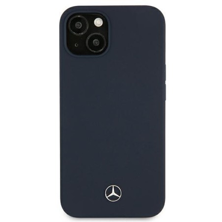 Mercedes Silicone Line dėklas iPhone 13 mini - tamsiai mėlynas Mercedes Silicone Line dėklas iPhone 13 mini - tamsiai mėlynas