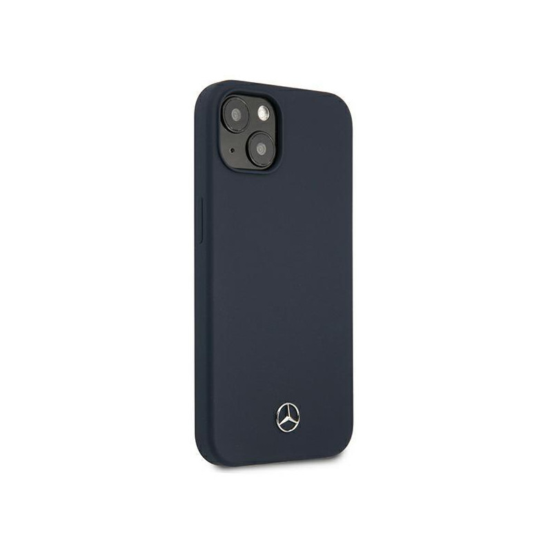 Mercedes Silicone Line dėklas iPhone 13 mini - tamsiai mėlynas