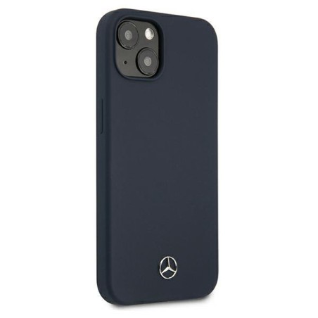 Mercedes Silicone Line dėklas iPhone 13 mini - tamsiai mėlynas Mercedes Silicone Line dėklas iPhone 13 mini - tamsiai mėlynas