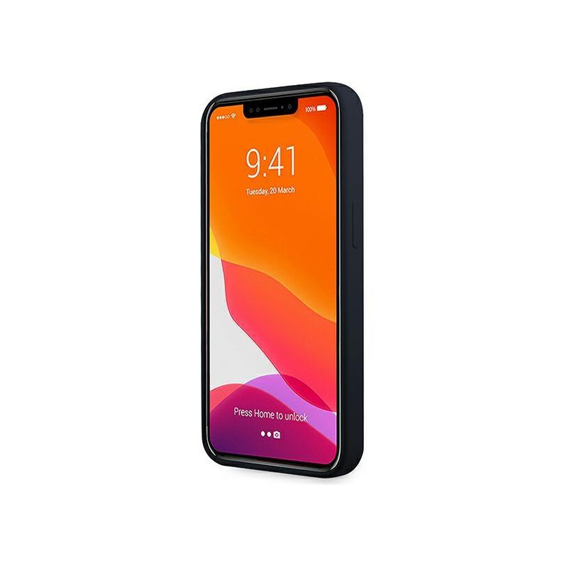 Mercedes Silicone Line dėklas iPhone 13 mini - tamsiai mėlynas