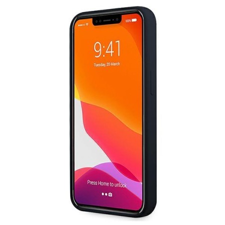 Mercedes Silicone Line dėklas iPhone 13 mini - tamsiai mėlynas Mercedes Silicone Line dėklas iPhone 13 mini - tamsiai mėlynas