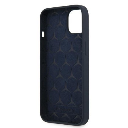 Mercedes Silicone Line dėklas iPhone 13 mini - tamsiai mėlynas Mercedes Silicone Line dėklas iPhone 13 mini - tamsiai mėlynas