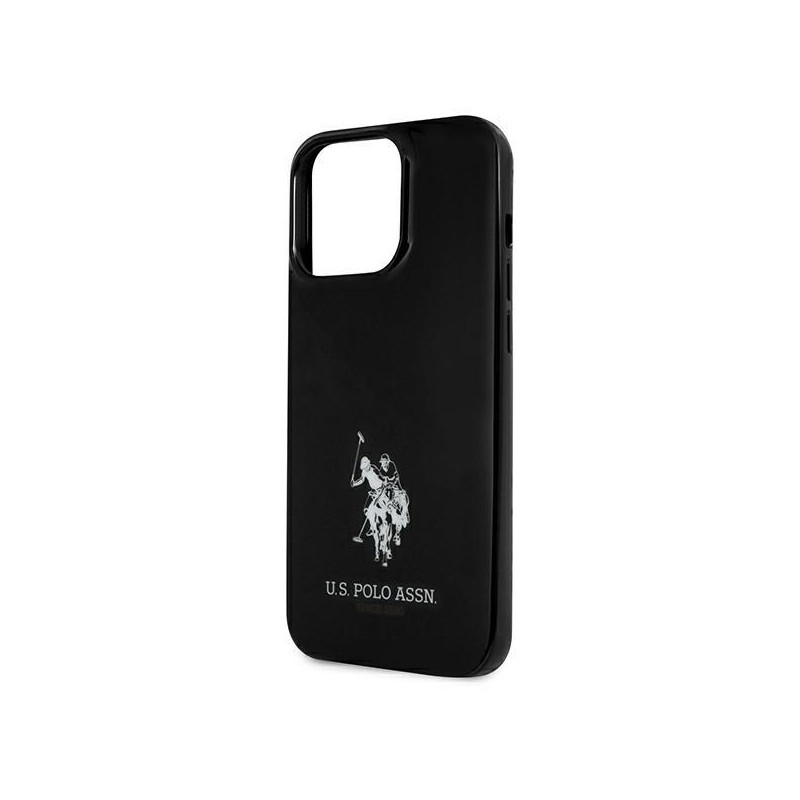 JAV Polo Assn byla Horses logotipas iPhone 13 Pro / iPhone 13 - juodas