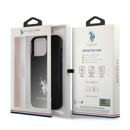 JAV Polo Assn byla Horses logotipas iPhone 13 Pro / iPhone 13 - juodas