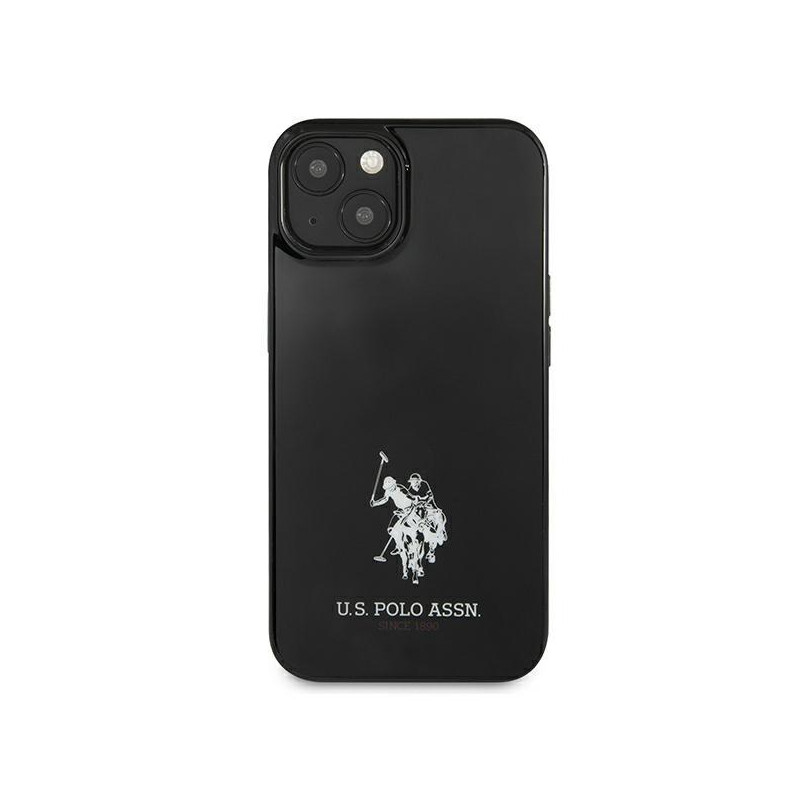 JAV Polo Assn byla Horses Logotipas iPhone 13 - juodas