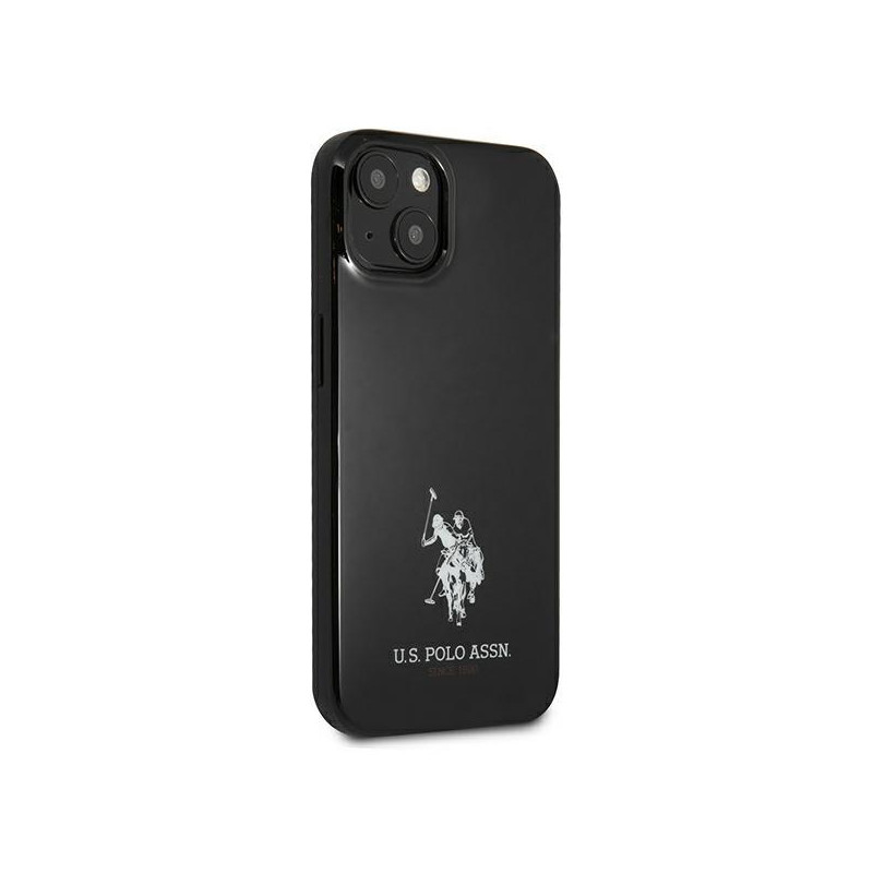 JAV Polo Assn byla Horses Logotipas iPhone 13 - juodas