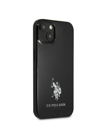 JAV Polo Assn byla Horses Logotipas iPhone 13 - juodas JAV Polo Assn byla Horses Logotipas iPhone 13 - juodas