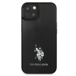 JAV Polo Assn byla Horses Logotipas iPhone 13 mini - juodas