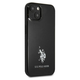 JAV Polo Assn byla Horses Logotipas iPhone 13 mini - juodas
