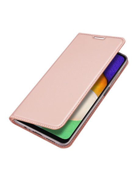 Dux Ducis Skin Pro dėklo dėklo dėklas su atvartu, skirtas Samsung Galaxy A13 5G rožinės spalvos Dux Ducis Skin Pro dėklo dėklo dėklas su atvartu, skirtas Samsung Galaxy A13 5G rožinės spalvos