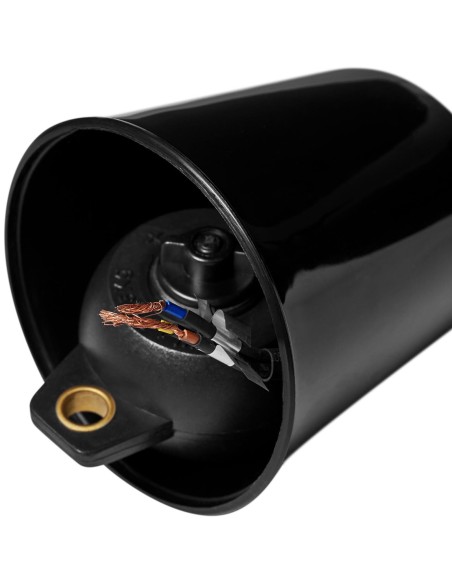 Infraraudonųjų spindulių šildymo lempa indams IR pakabinama juoda diam. 17cm 250W