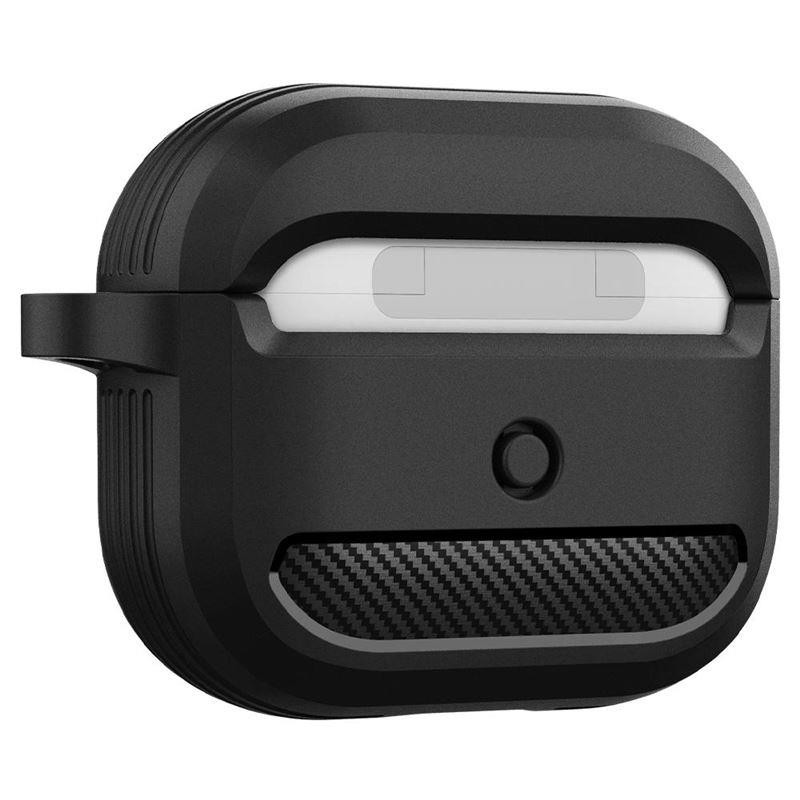 Spigen Rugged Armor dėklas, skirtas Apple AirPods 3 – matinė juoda