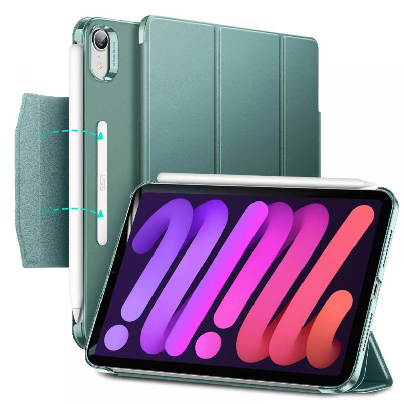 ESR Ascend Trifold dėklas iPad mini 6 2021 - žalias
