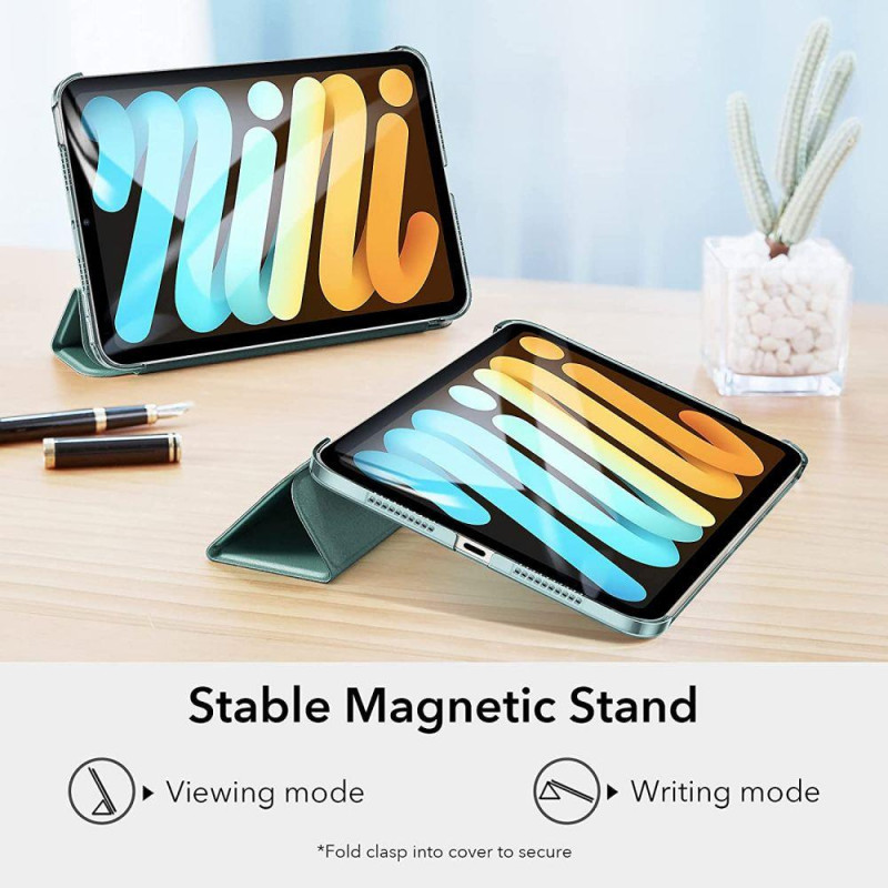 ESR Ascend Trifold dėklas iPad mini 6 2021 - žalias