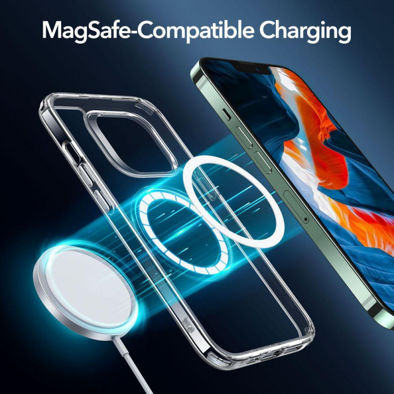 ESR Classic Hybrid dėklas su MagSafe iPhone 13 Pro Max - skaidrus