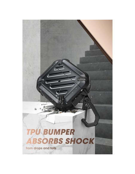 Supcase Unicorn Beetle Pro dėklas Apple AirPods 3 - juodas