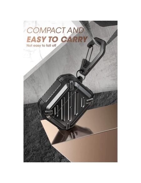 Supcase Unicorn Beetle Pro dėklas Apple AirPods 3 - juodas