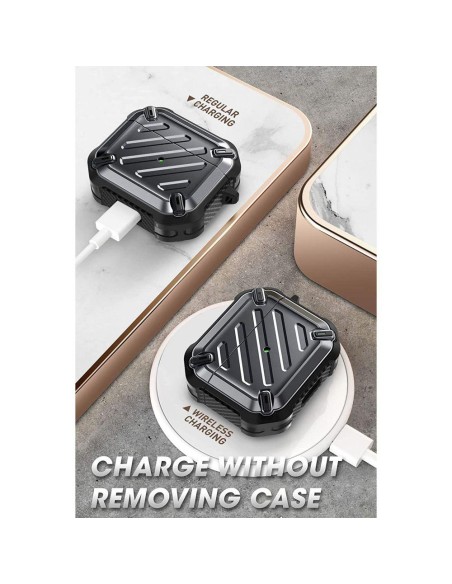 Supcase Unicorn Beetle Pro dėklas Apple AirPods 3 - juodas