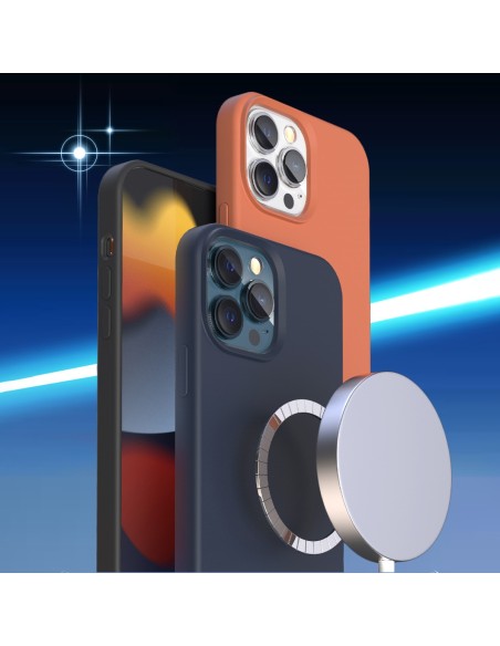 „Kingxbar PQY Silicone Series“ magnetinis dėklas, skirtas „iPhone 13 Pro Max“ silikono dėklo dangtelis mėlynas (suderina... „Kingxbar PQY Silicone Series“ magnetinis dėklas, skirtas „iPhone 13 Pro Max“ silikono dėklo dangtelis mėlynas (suderina...