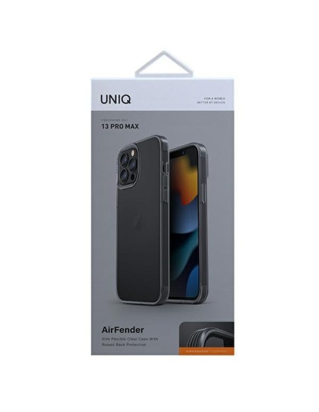 UNIQ Air Fender dėklas iPhone 13 Pro Max - pilkas UNIQ Air Fender dėklas iPhone 13 Pro Max - pilkas