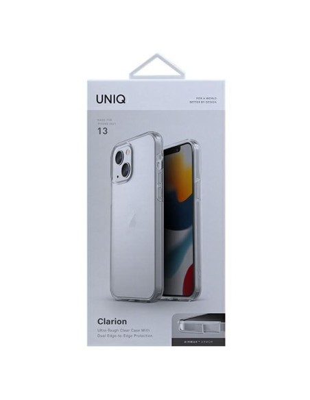 Uniq Clarion dėklas iPhone 13 - skaidrus