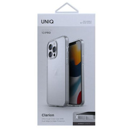 Uniq Clarion dėklas, skirtas iPhone 13 Pro / iPhone 13 - skaidrus