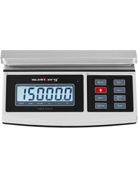 Pašto svarstyklės laiškų siuntiniams LCD 15 kg / 0,5 g Pašto svarstyklės laiškų siuntiniams LCD 15 kg / 0,5 g