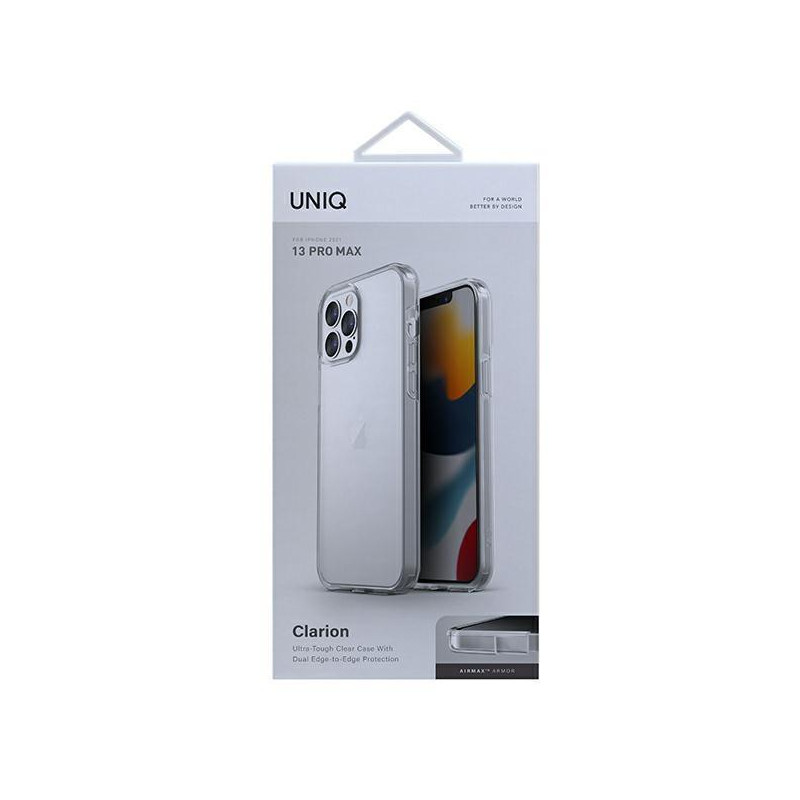 Uniq Clarion dėklas, skirtas iPhone 13 Pro Max - skaidrus